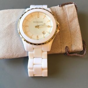 White Michael Kors watch